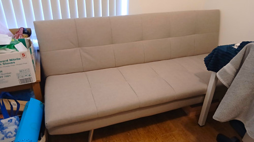 Beige solid fabric - beige,