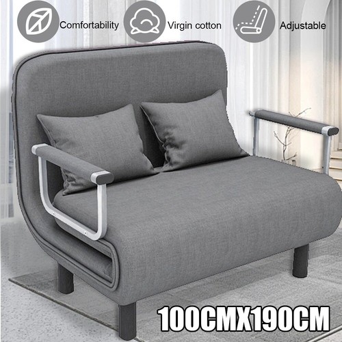 Grey double fabric - sofa, bed