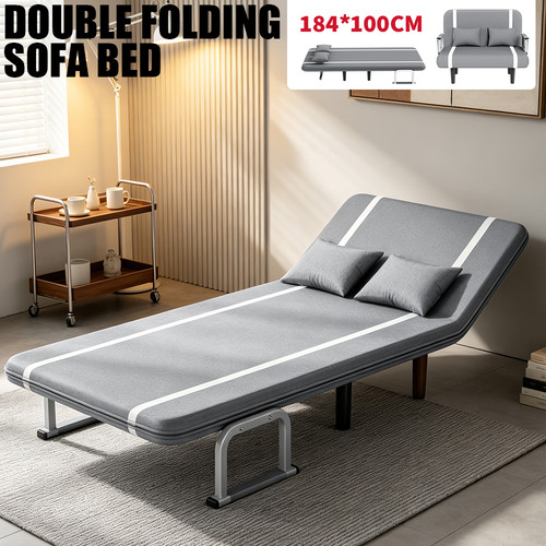 Double fabric sofa - sofa, bed
