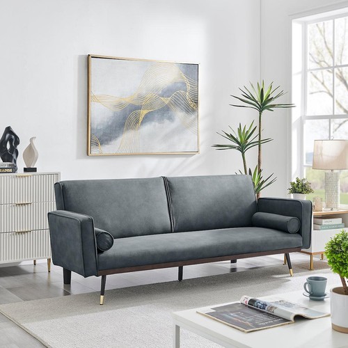 Grey sofa bed seater - sofa,