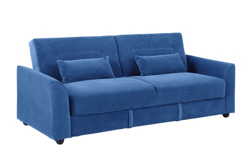 Verona grey blue jumbo - grey/blue, cord
