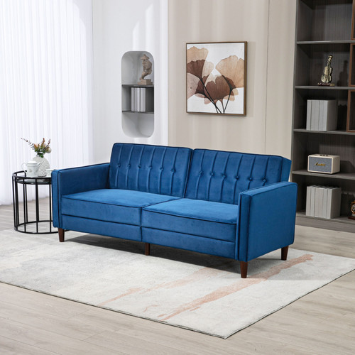 Homcom convertible sofa - convertible, futon