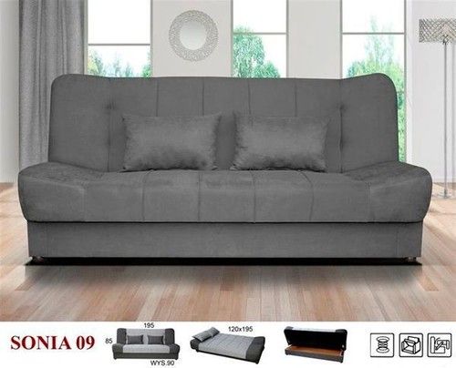 Sofa bed with storage - bed, woven